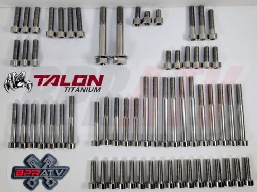 09-16 CRF450R CRF 450R BPR Talon Titanium COMPLETE Motor Engine Bolts Bolt Kit
