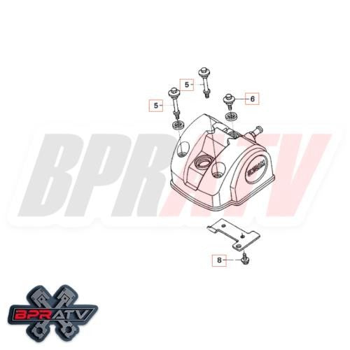 09-16 CRF450R CRF 450R BPR Talon Titanium COMPLETE Motor Engine Bolts Bolt Kit