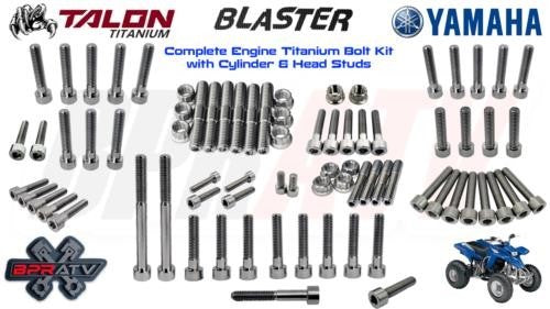 Yamaha Blaster Complete BPRATV TITANIUM Motor Engine Studs Bolts Screw Kit Set