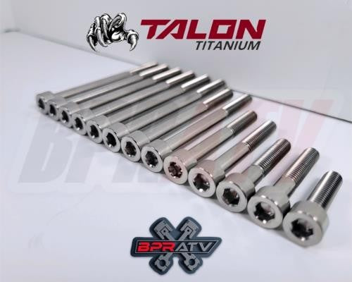 Honda 400EX 400X XR400 Complete Titanium Left Crankcase Cover Bolts Screws Kit