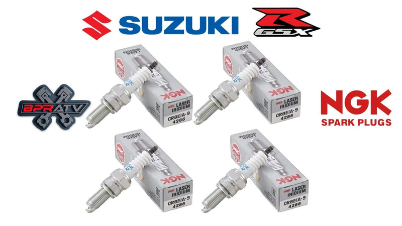 NGK CR9EIA-9 Iridium Spark Plugs Suzuki GSX-R600 750 1000 1300 Hayabusa Set of 4