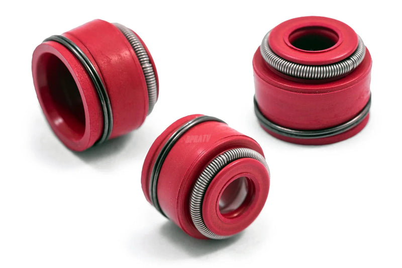 79-84 Honda XR80 XR 80 KPMI Head Valve Stem Guide Viton RED Seals Seal Set of 2