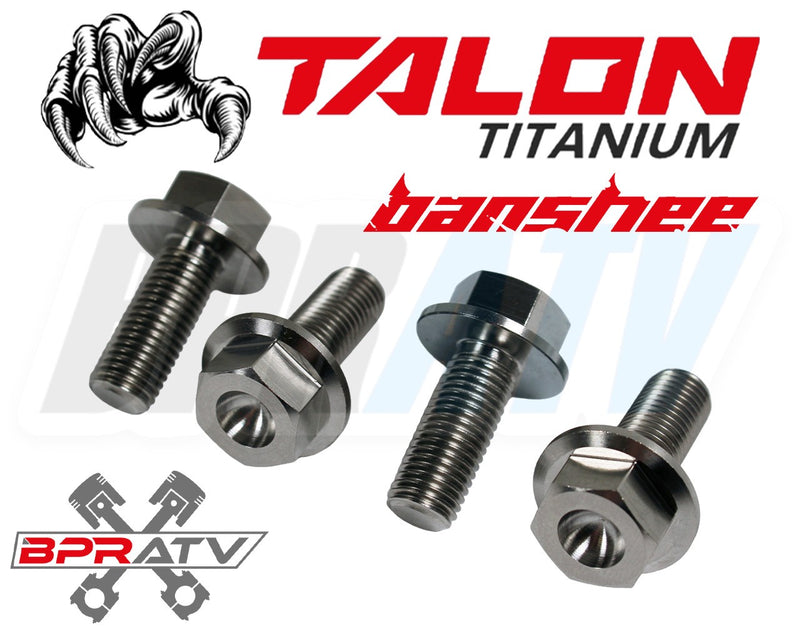 Banshee Foot Peg Bolts TITANIUM Banshee 350 Pegs Flange HEX Bolts 95817-10025-00