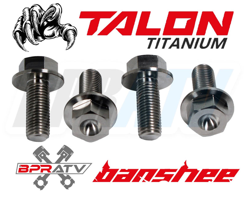 Banshee Foot Peg Bolts TITANIUM Banshee 350 Pegs Flange HEX Bolts 95817-10025-00