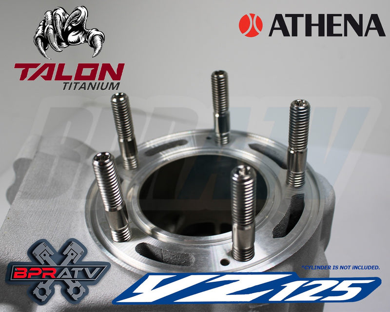 Yamaha YZ125 YZ 125 X TITANIUM Athena Cylinder Head Bolts Studs Cylinder to Case