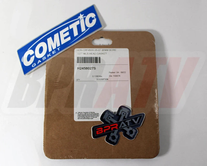 06-14 Honda TRX450R TRX450R 450ER 96mm Stock Bore Cometic Top End Head Gasket