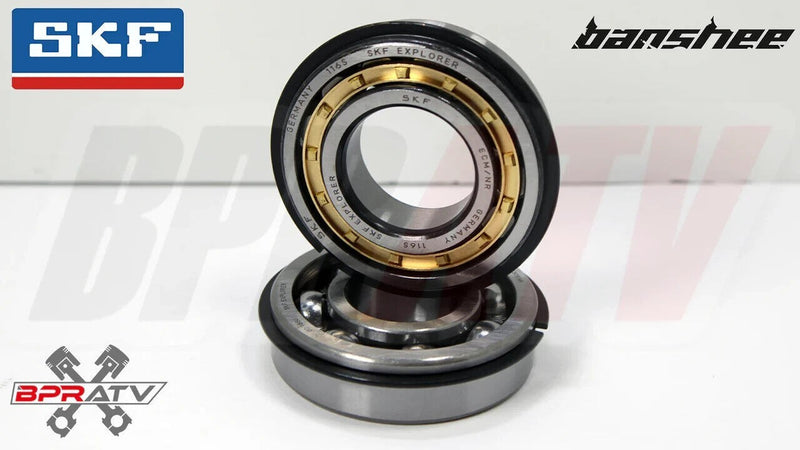 Yamaha Banshee 350 SKF Max Load Outer Main Crankshaft Bearings Bearing Upgrade