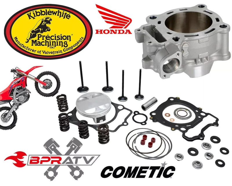 04-07 Honda CRF 250R Kibblewhite Top End Piston Rebuild Kit Valves Cylinder Kit