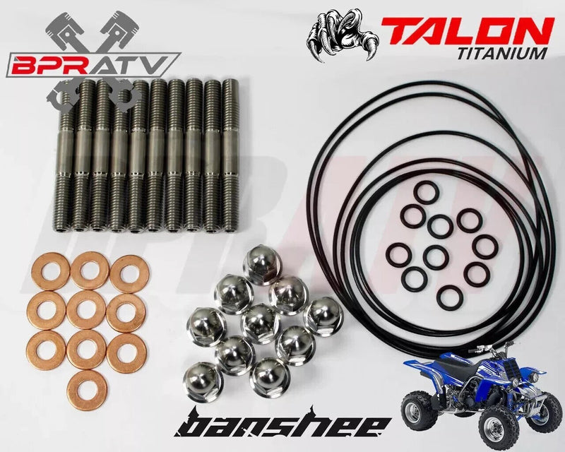 Yamaha Banshee 350 Pro Design Cool Head TITANIUM Stud Kit Nuts O-Rings Gaskets