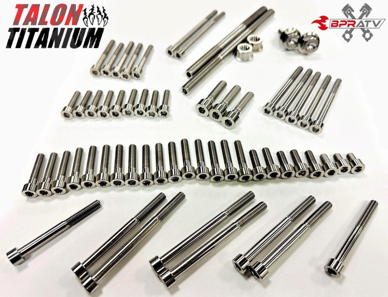 YFZ450R Titanium Bolt Kit Left Right Case Water Oil Pump Cover Lightweight Ti