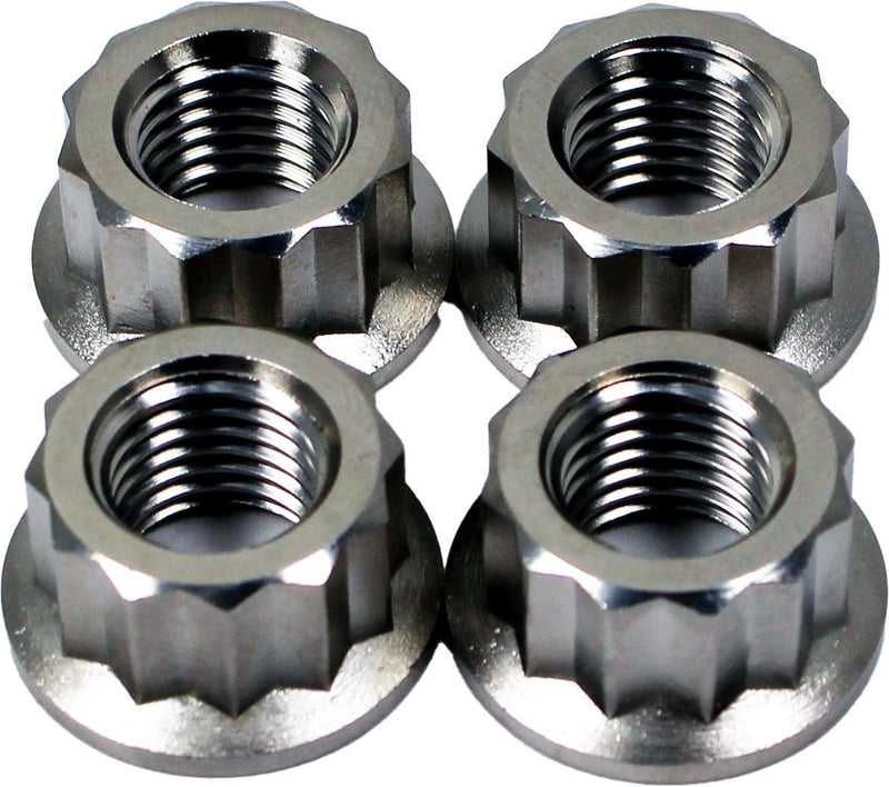 Best Yamaha Banshee 350 TITANIUM Lug Nuts Nut Complete Kit Front Rear Set of 16