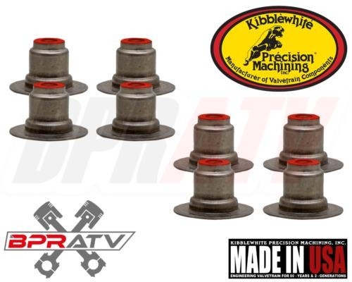 Harley Davidson Kibblewhite RED Viton Valve Stem Seals M8 8 Pack OEM# 18100044