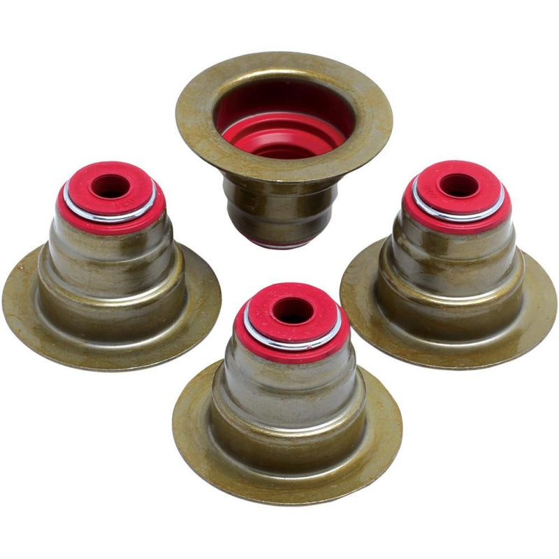 Harley Davidson Kibblewhite RED Viton Valve Stem Seals M8 8 Pack OEM# 18100044