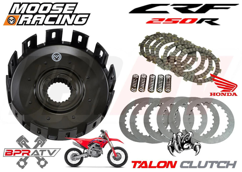 04-15 Honda CRF250X CRF 250X Moose Racing CNC Billet Clutch Basket Fiber Spring
