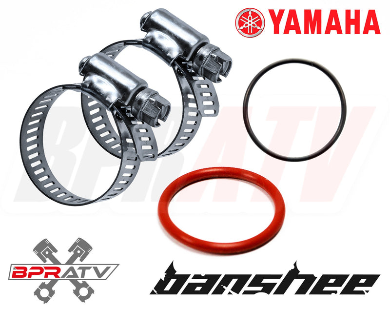 Banshee Radiator Water Pump Elbow Coolant Hose Tube Fix Kit O-Ring Clamps Clips