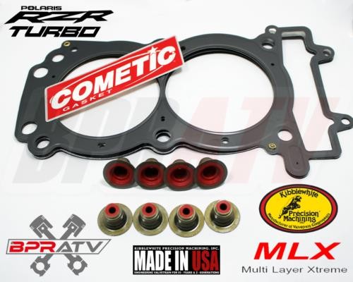 Polaris RZR XP XPT TURBO Cometic MLX 4-Layer Head Gasket Kibblewhite RED Seals