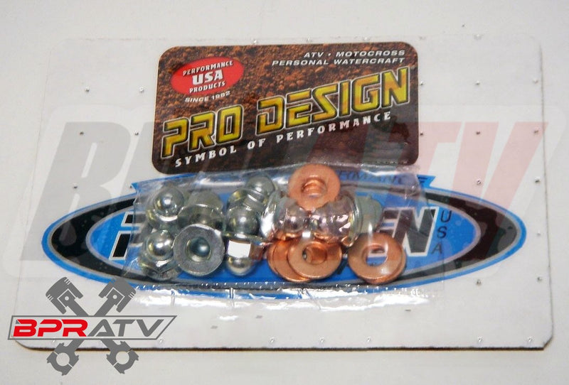 Pro Design Cool Head Billet 4mil 68mm Big Bore 22cc Domes Kit Yamaha Banshee 350