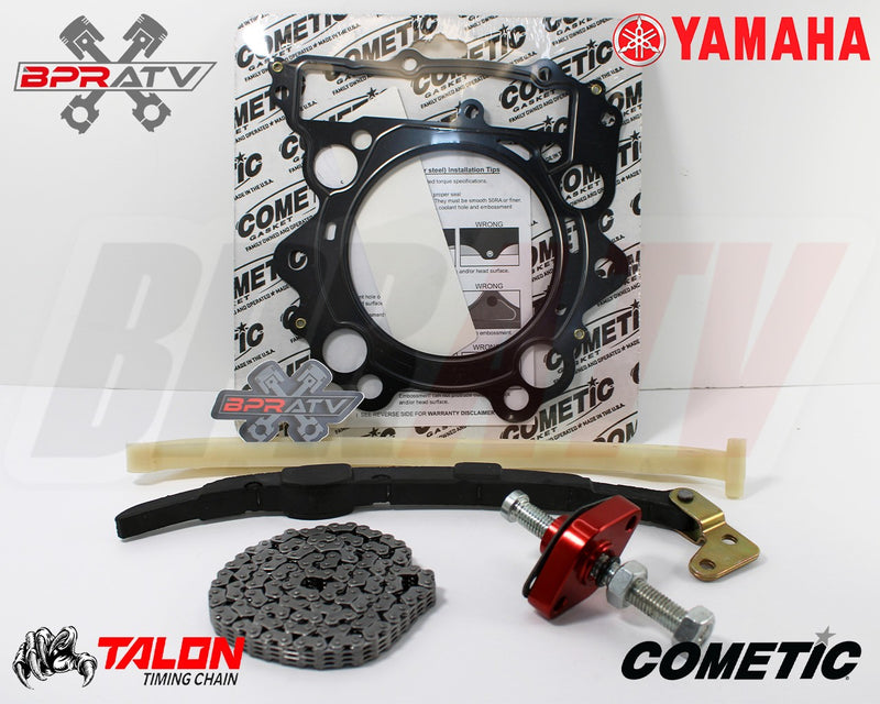 04-07 Rhino 660 Cam Timing Chain Guides RED Cam Chain Tensioner & Cometic Gasket