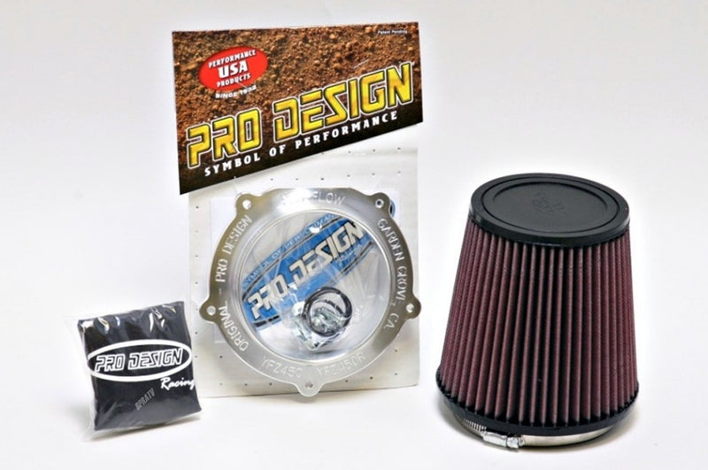 Pro Design Pro Flow Air Filter Intake Kit KN K&N Yamaha YFZ450 YFZ450R ALL YEARS