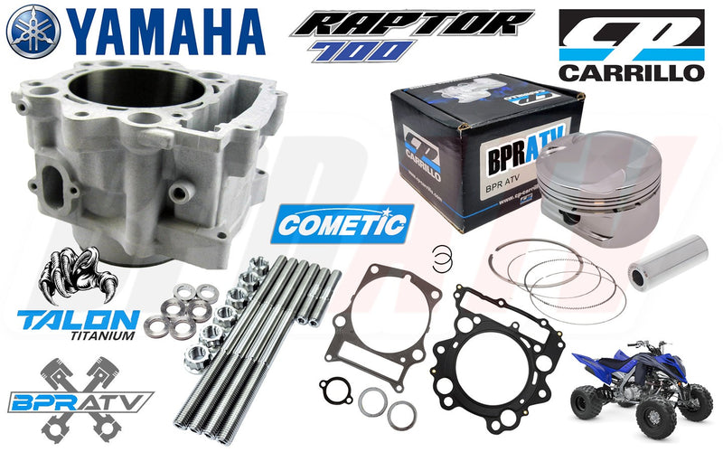 19+ Yamaha Kodiak 700 108mm +6mm Big Bore Cylinder CP Piston Top End Rebuild Kit