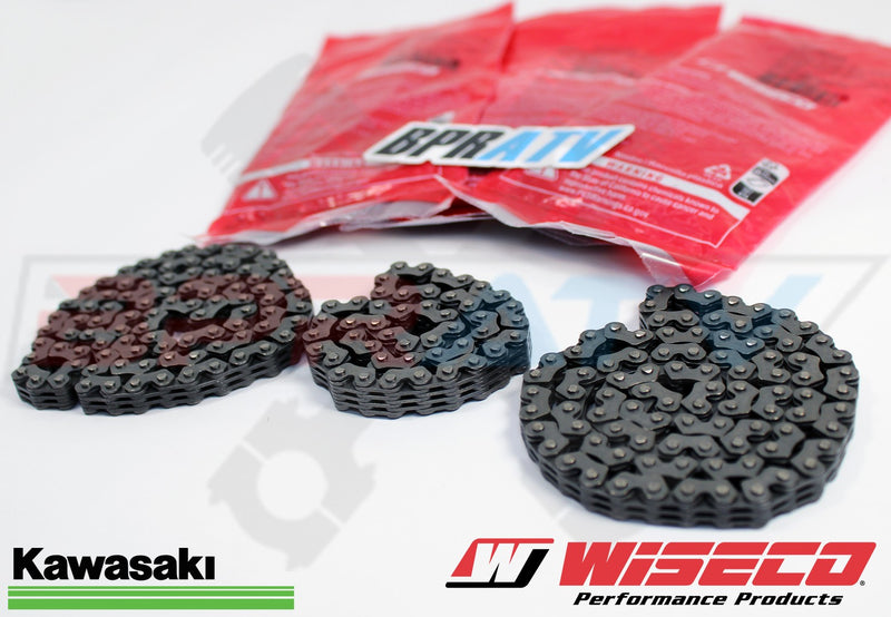 12 13 Kawasaki KRT750 Teryx4 KRT 750 4x4 WISECO Cam Chains Timing Chain Set Kit