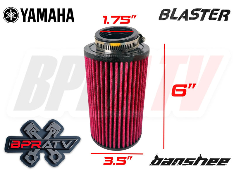 Yamaha Banshee K+N Style LONGER Stock PWK Carbs Air Filter Pods OUTERWEARS Pair