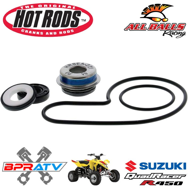 Suzuki LTR450 Hot Rods Water Pump Rebuild Kit Bearings Engine Cover Gasket Seal