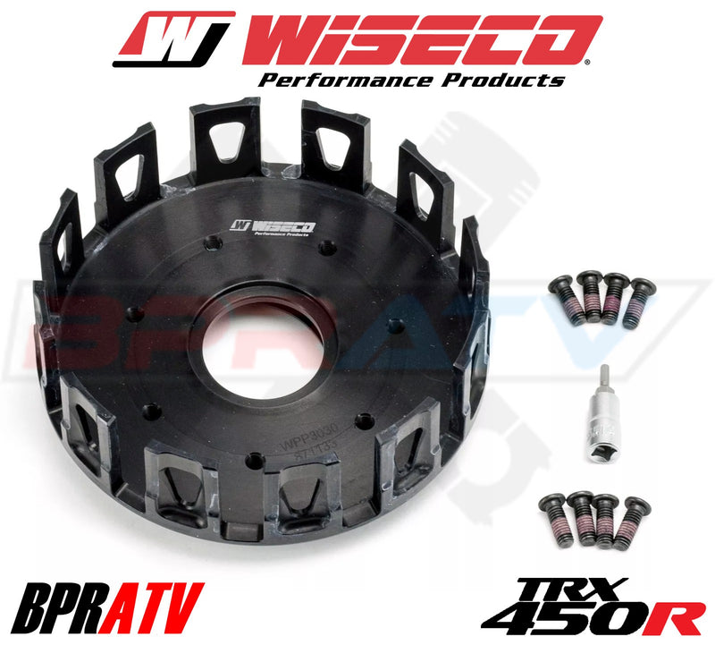 Honda TRX450R TRX 450R TRX450ER Wiseco Heavy Duty Forged Clutch Basket & O-Ring
