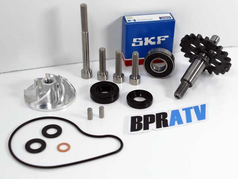 Water Pump Impeller Shaft Gear Bearings Kit For Yamaha WR250F WR 250F 2001-2013