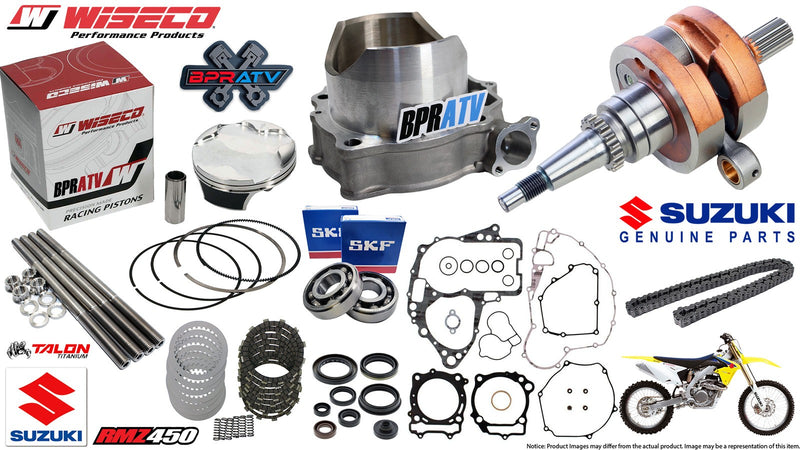 15+ RMZ450 RMZ 450 Complete Motor Rebuild Kit OEM Crankshaft Cylinder Piston Kit