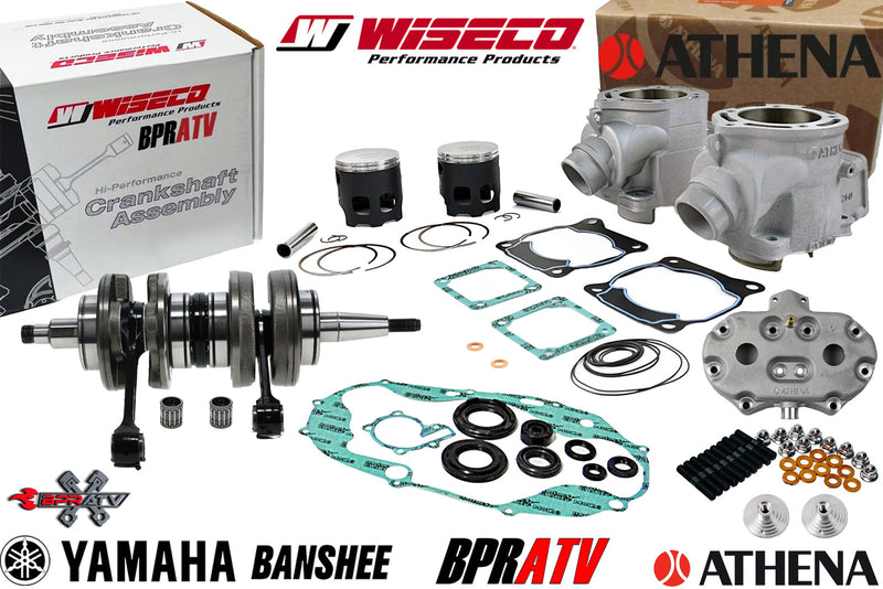 BPRATV Yamaha Banshee Athena Big Bore Cylinder Kit Wiseco Bottom End Rebuild Kit