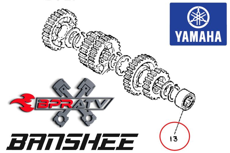 Yamaha Banshee 350 Transmission Bearing Replacement Koyo Japan OE 93311-22027-00