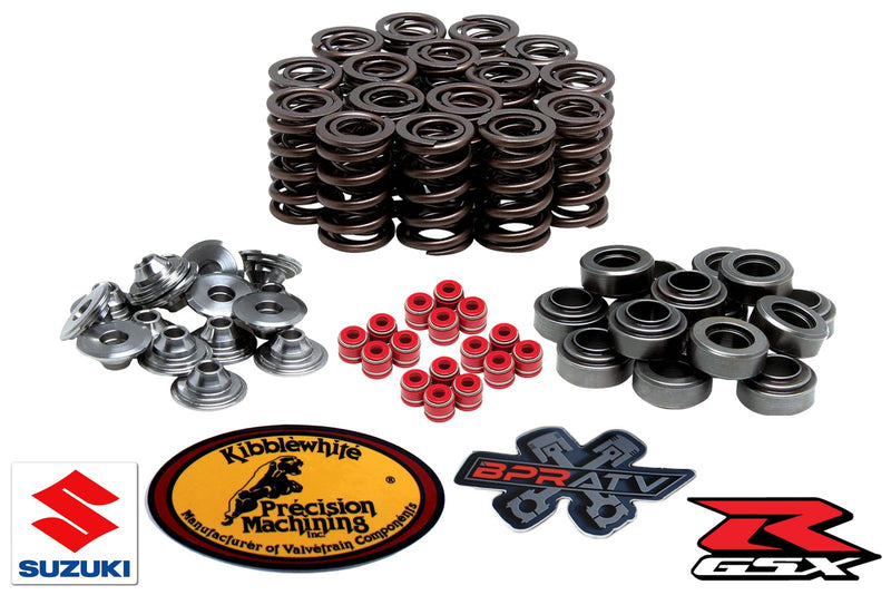 Kibblewhite Titanium Spring Kit RED Seals 93-98 Suzuki GSX-R 1100 93-95 GSXR 750