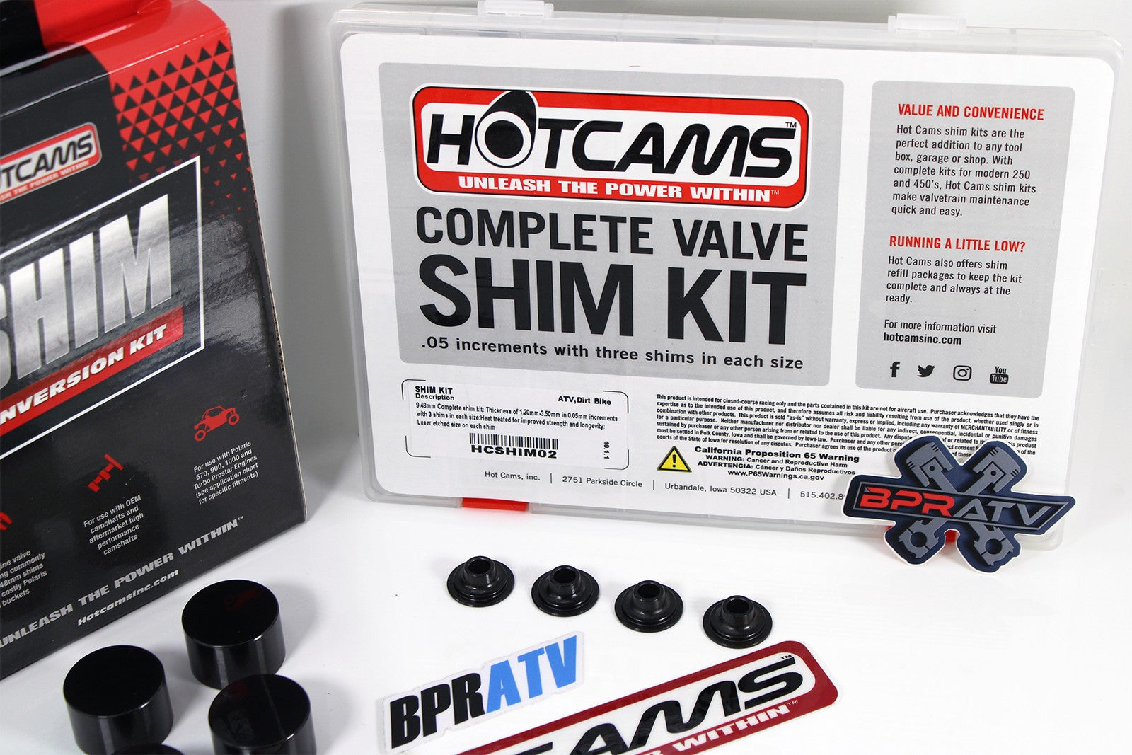 2kindsMam 14-21 Polaris Sportsman 570 Hot Cams Valve Shim Conversion Kit +
