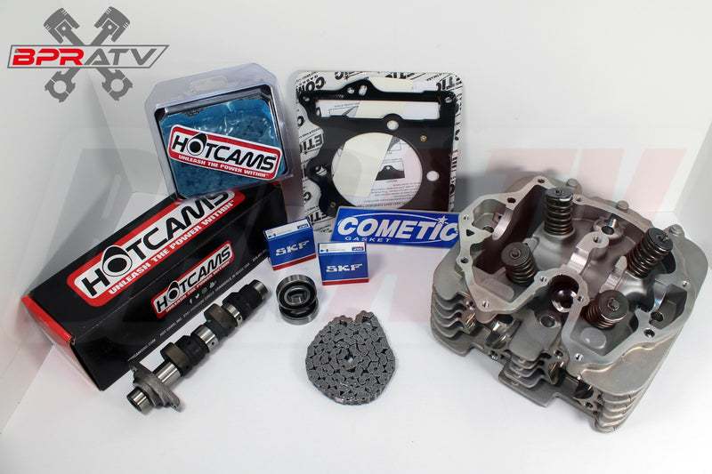 TRX400EX 400EX Assembled Cylinder Head Stage 2 Hot Cams Chain & 87 88 89 Cometic