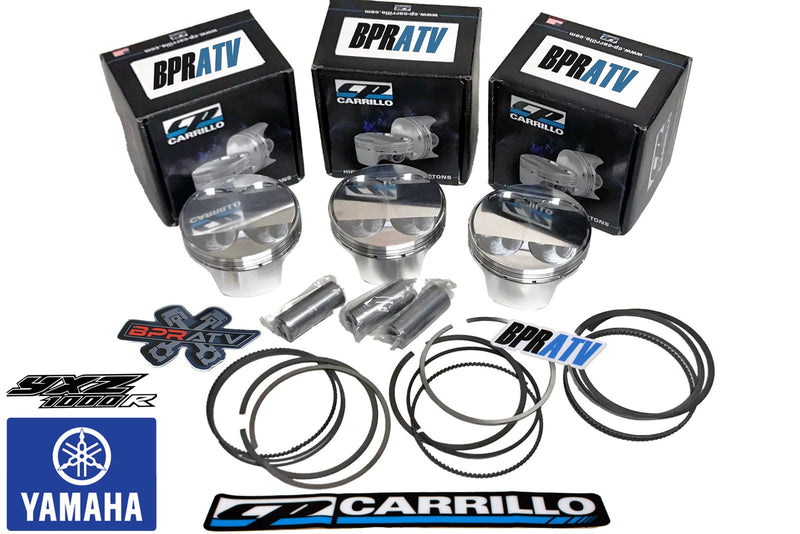 Yamaha YXZ1000R Stock Bore Turbo Conversion CP Pistons Kit 80mm 10.5 Compression