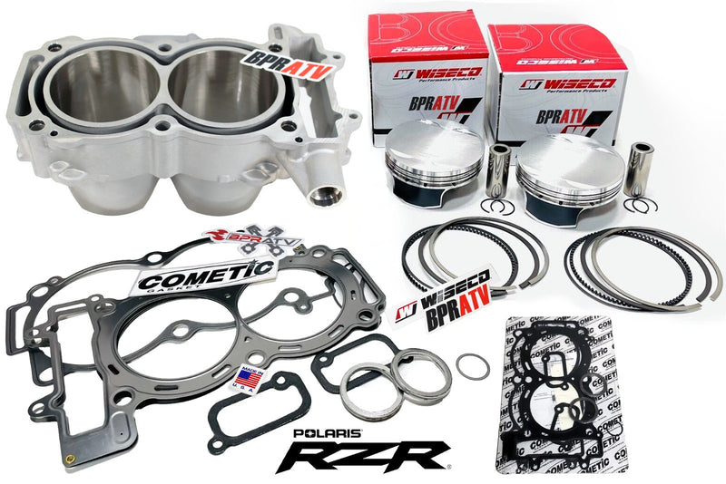 Polaris RZR 4 900 XP900 Stock Cylinder 10.6:1 Wiseco Pistons Top End Rebuild Kit