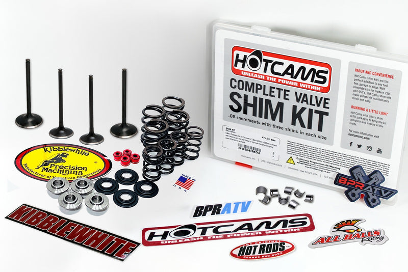 02-06 Honda CRF450R Kibblewhite Valves Titanium Spring Kit Seals +Hot Cams Shims