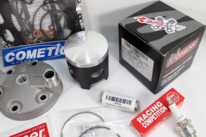 Yamaha YZ 250 Top End Rebuild Kit Cylinder Head Wossner Piston Gaskets 1999-2025