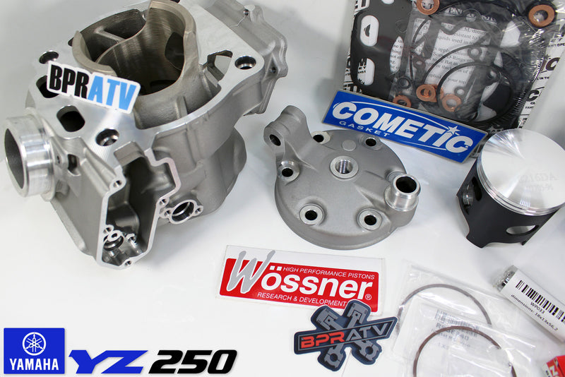 1999-2025 Yamaha YZ250 Stock Cylinder Wossner Piston Cometic Top End Rebuild Kit