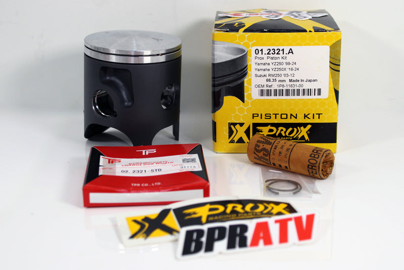 BPRATV Yamaha YZ250 YZ 250 Cylinder Head ProX Piston Cometic Top End Rebuild Kit
