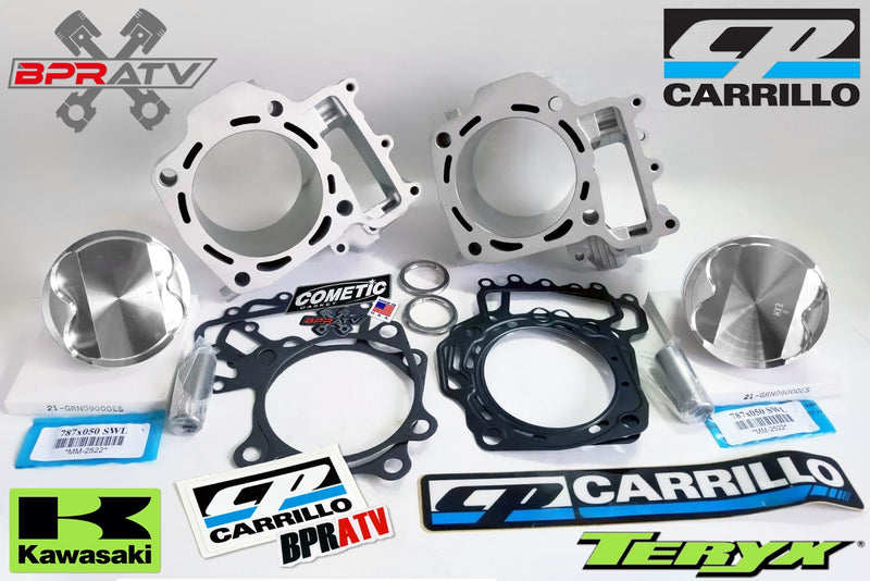 Kawasaki Brute Force 750 Stock Top Rebuild Kit Cylinders CP Pistons Cometic Kit