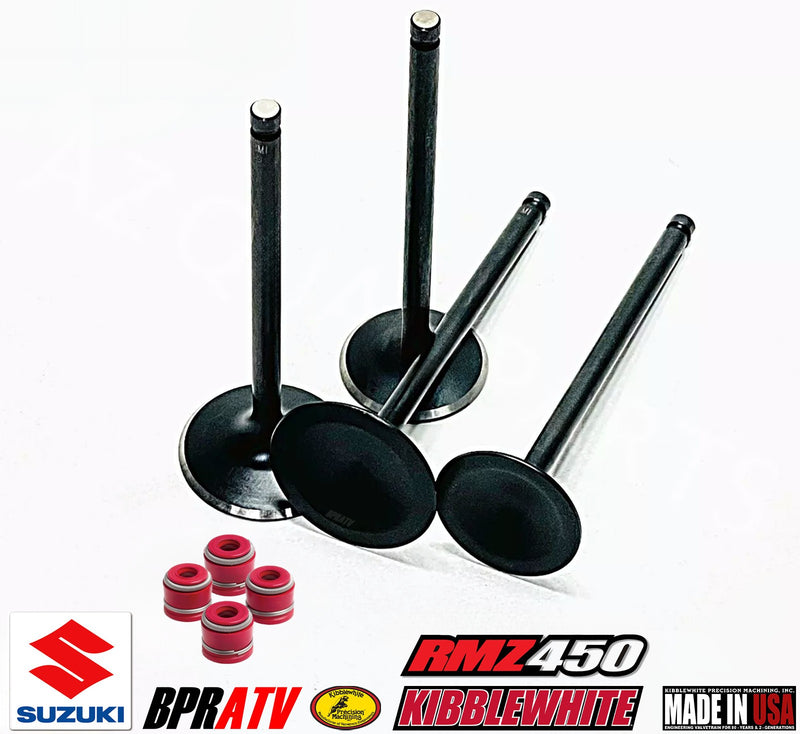 2007 Suzuki RMZ450 Stock Replacement Kibblewhite Intake Exhaust Valves Seals Set