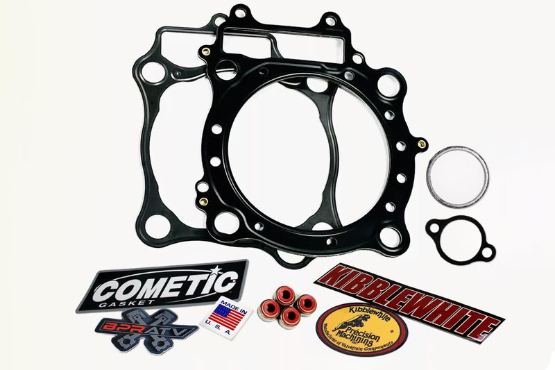 02-08 CRF450R CRF 450R Stock Bore Cometic Top End Gasket Kit KP RED Viton Seals