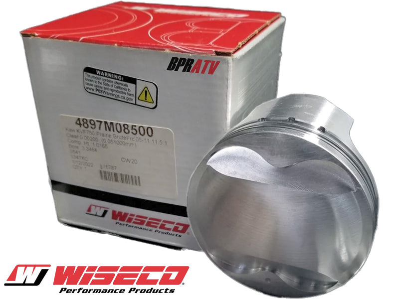 2005-11 Brute Force 750 KVF750 11.5:1 OEM STD 85mm Wiseco Piston Kit 4897M08500