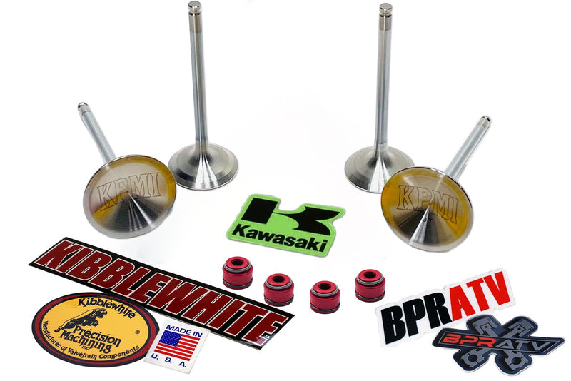 21 22 Kawasaki KX250X KX 250X Kibblewhite TITANIUM Intake & Exhaust Valves Seals