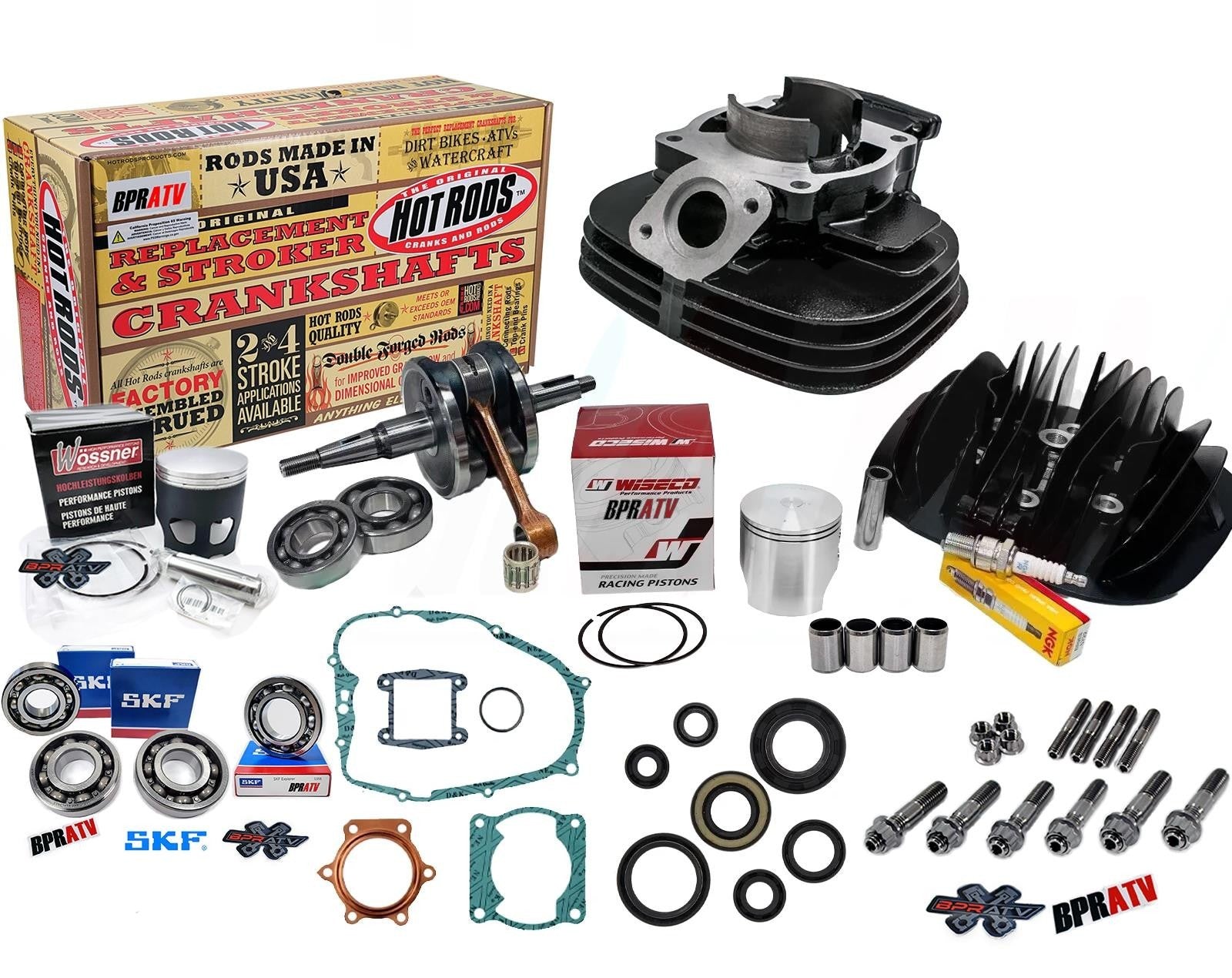 BPRATV Yamaha Blaster Big Bore Stroker 240 cc Engine Rebuild Kit Hot R