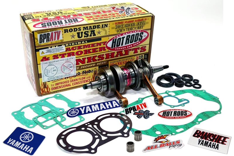 Hot Rods +4mm +4mil Stroker Crankshaft & Gasket Kit Yamaha Banshee 350 1987–2006