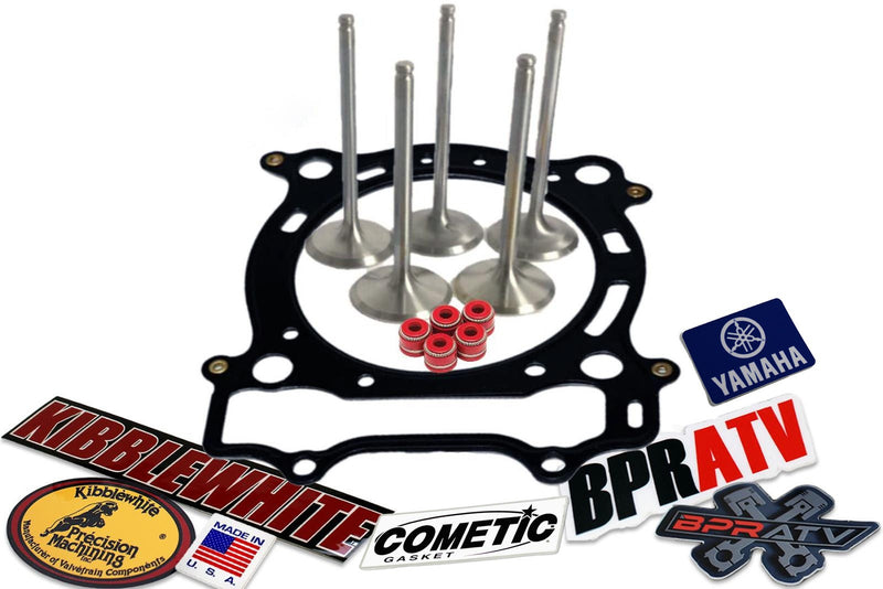 YFZ450 04-13 YZ450F '03-05 Kibblewhite Valve Kit Intake Exhaust Cometic MLS 98mm