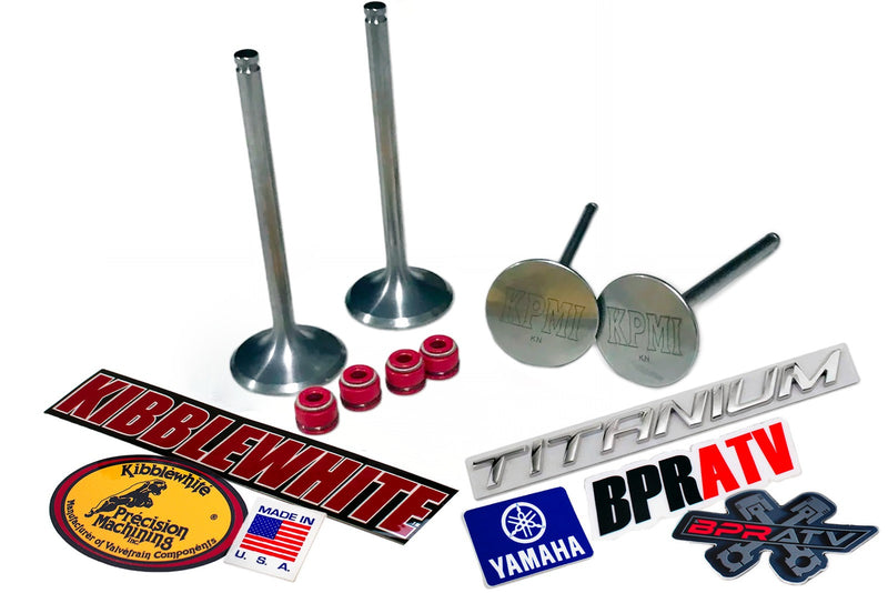 Yamaha YZ450F WR450F YZ450FX Kibblewhite Titanium Valve Kit 14-20 Red KPMI Seals
